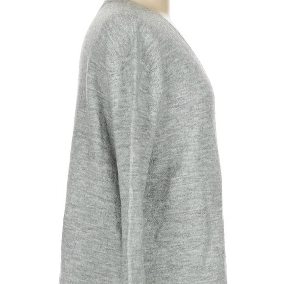 Banana Republic Heather Gray V-Neck Sweater - Picture 2 of 5